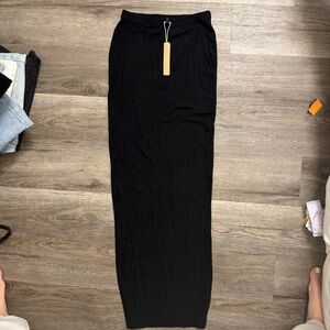 Skims Black Maxi Skirt